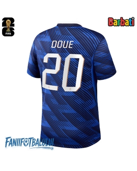 Franța Desire Doue #20 Tricou Fotbal Replică Mondial 2026 Barbati Acasa Franța Desire Doue #20 Tricou Fotbal Replică Mondial 2026 Barbati Acasa